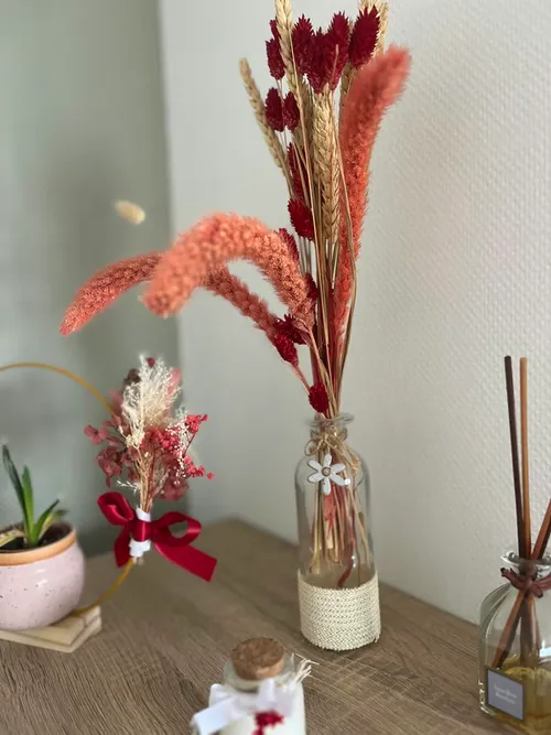 Décoration fleurs séchées du cabinet